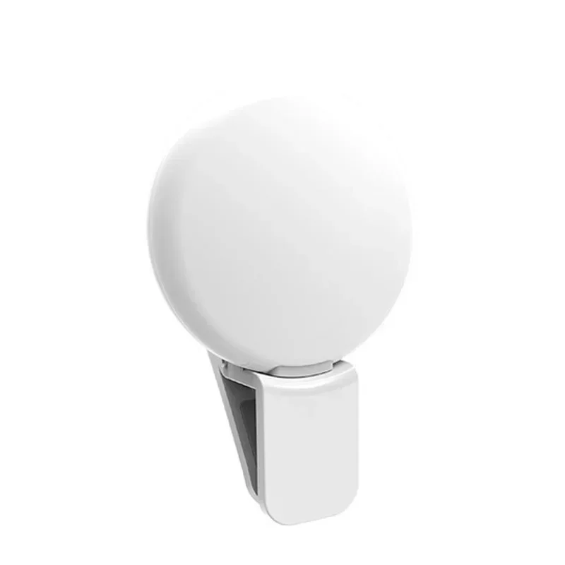 Mini lampka pierścieniowa LED do telefonu – przenośna, trwała, z klipsem i 3-stopniową regulacją jasności, idealna do selfie i zdjęć