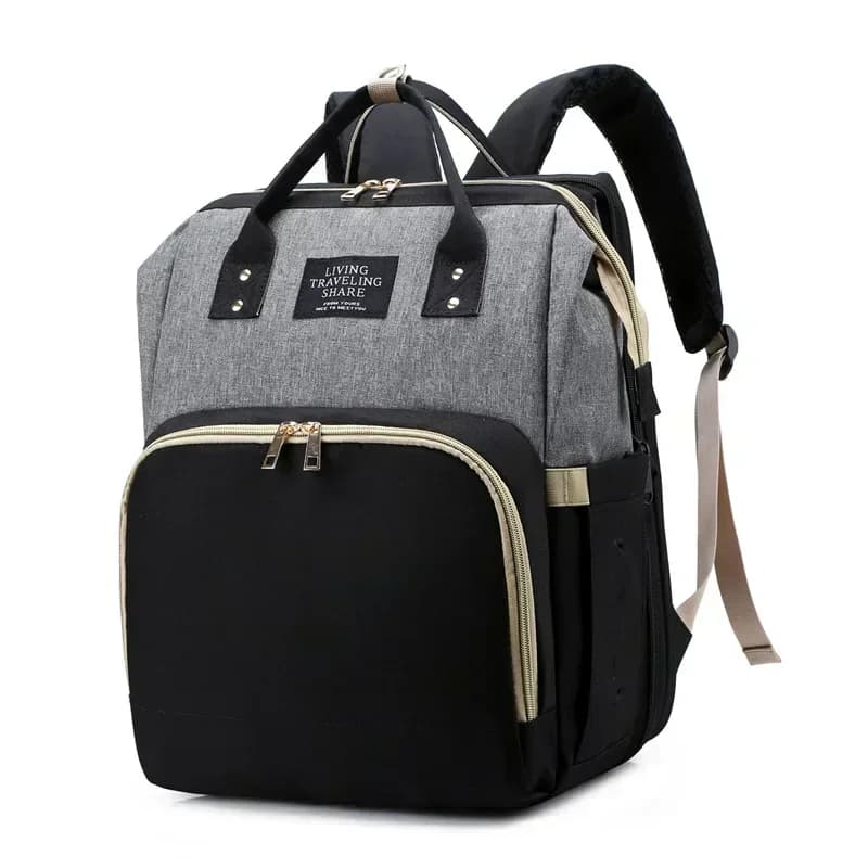 Torba dla mamy z funkcją łóżeczka – lekka, składana, o dużej pojemności, idealna w podróży i na spacery z dzieckiem